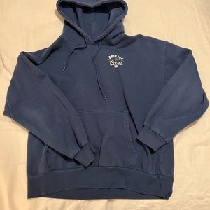 Coors Labor Hoodie - Navy. Brixton